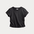 Premium Women's Cotton Crop T-Shirt – Solid Color Slim Fit O-Neck Short Tee for Summer